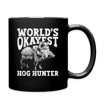 Schweinejagd-design Für Die Wildschweinjagd - Mug uni - noir - Droite