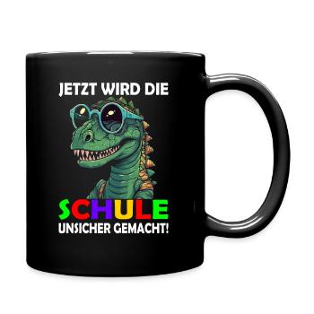 Erstklässler | Einschulung | Schulanfang - Tasse einfarbig - Schwarz - Rechts