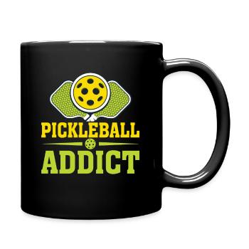 Pickleball Addictive Pickleball Racket Padel - Full Colour Mug - black - Right