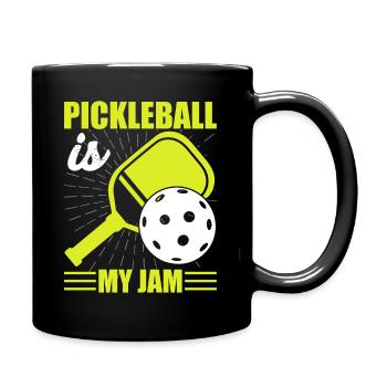 Pickleball Pickleball Racket Padel - Full Colour Mug - black - Right