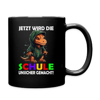 Erstklässler | Einschulung | Schulanfang - Tasse einfarbig - Schwarz - Rechts