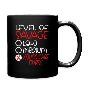 Wound Care Nurse Funny - Full Colour Mug - black - Right