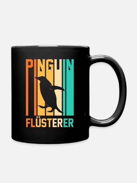 Tiermotiv Pinguin - Tasse einfarbig - Schwarz