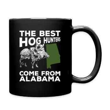 Schweinejagd Alabama Design Für Die Schweinejagd - Full Colour Mug - black - Right