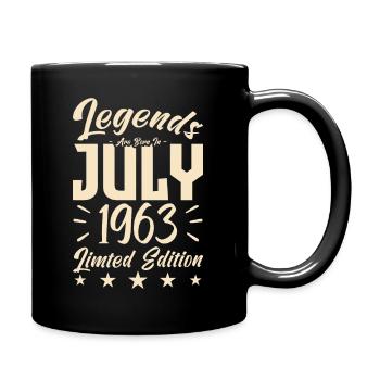 Naissance En Juillet 1963. Cadeau d'anniversaire. - Mug uni - noir - Droite