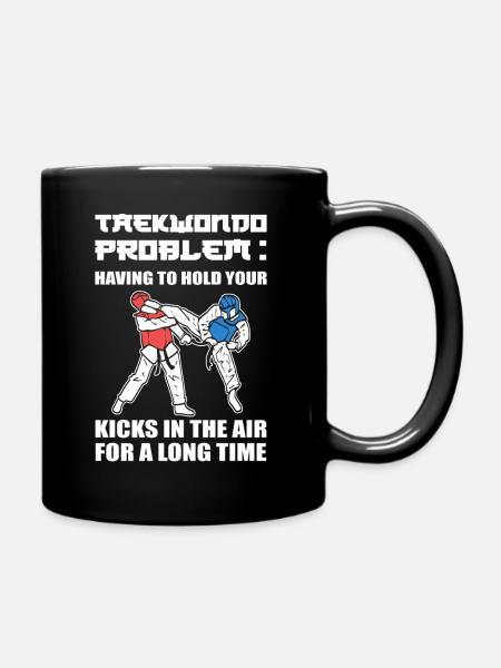 Taekwondo Martial Arts Taekwondo -Trainer - Tasse einfarbig - Schwarz