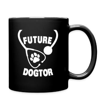 Futur vétérinaire pour hommes Femmes Assistant vétérinaire - Mug uni - noir - Droite