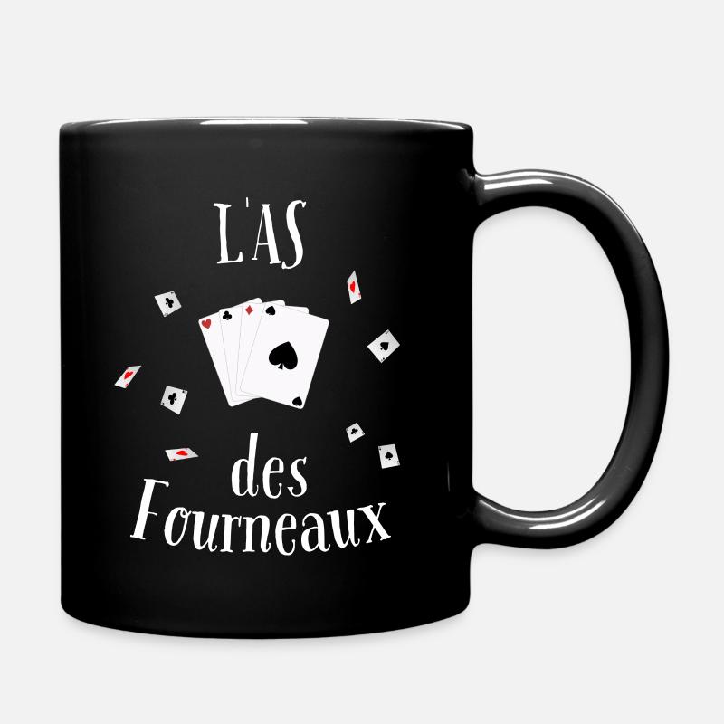L'as des fourneaux !A table !! - Mug uni - noir