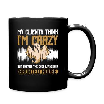 Ghost Investigator Design Für Paranormale Forscher - Tasse einfarbig - Schwarz - Rechts