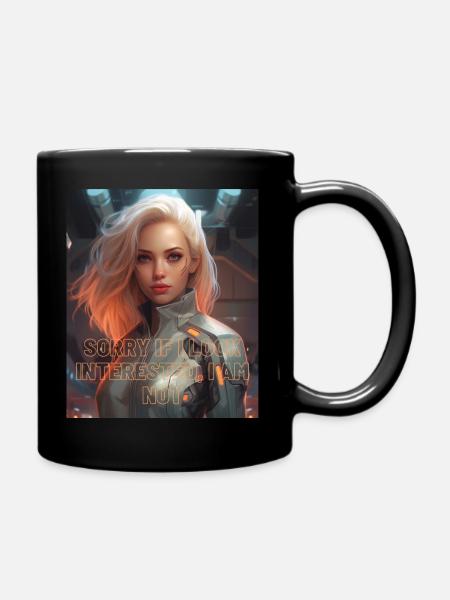 La fille de Hübche - Mug uni - noir