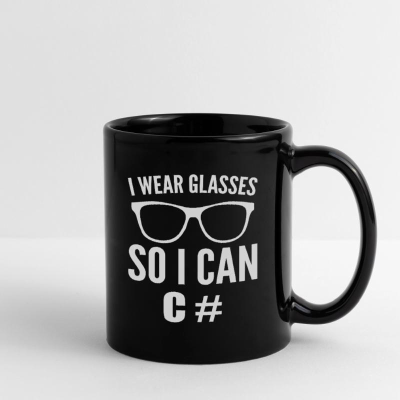 Funny computer programmer computer geek Full Colour Mug