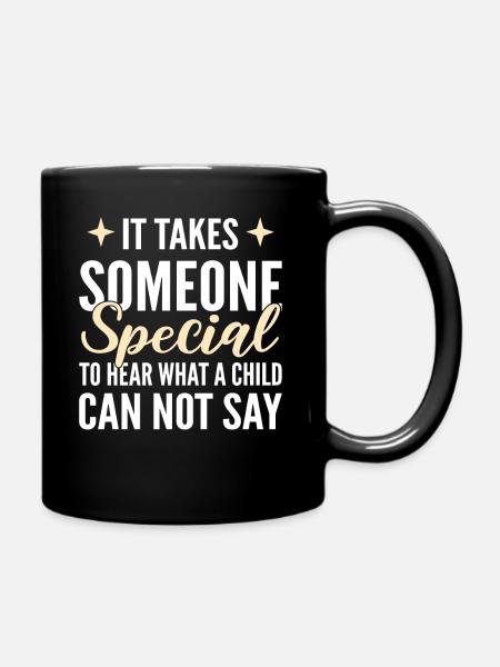 Sprachtherapeut - Tasse einfarbig - Schwarz