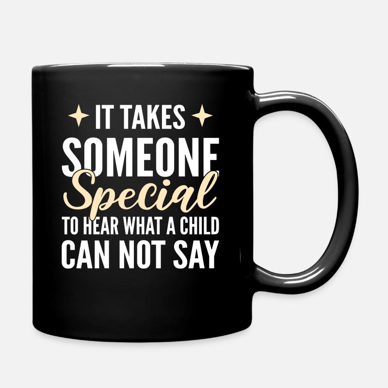 Sprachtherapeut - Tasse einfarbig - Schwarz