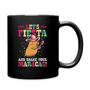 Capybara Mariachi Cinco de Mayo Fiesta - Mug uni - noir - Droite