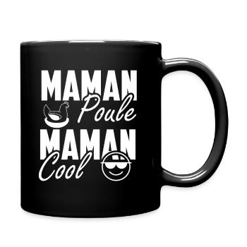 Maman Poule Maman Cool 2 - Mug uni - noir - Droite