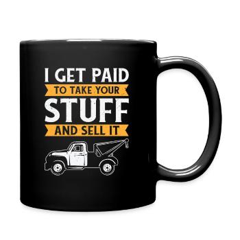 Repo Man Recovery Agent Repossession - Mug uni - noir - Droite