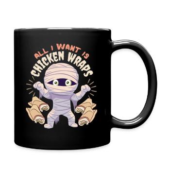 Drôle maman, maman de dessin animé, dire - Mug uni - noir - Droite