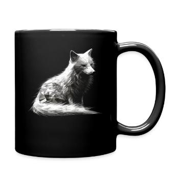 Fox Animal Lover Gift Motif animal sauvage - Mug uni - noir - Droite