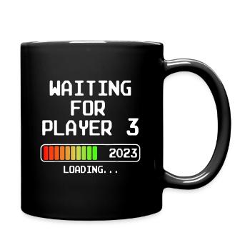 Waiting For Player 3 2023 Waiting Papa Loading - Full Colour Mug - black - Right