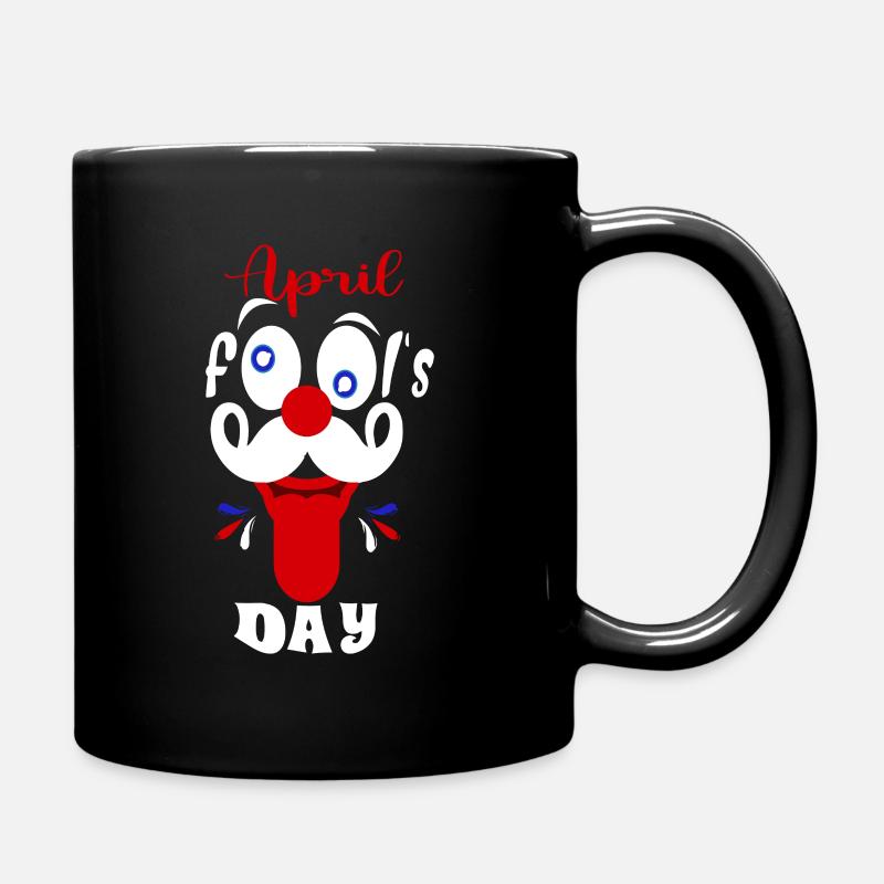 Happy April Fools Day 1st April Fools Day - Full Colour Mug - black