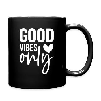 Good Vibes Only - Full Colour Mug - black - Right
