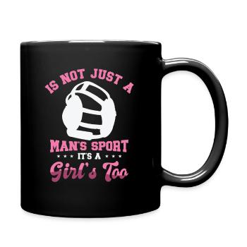 Wrestling Girls Wrestler Wrestle Martial Arts - Full Colour Mug - black - Right