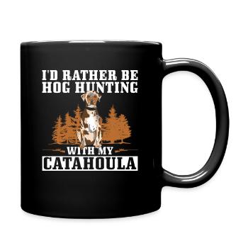 Schweinejagd-design Für Die Wildschweinjagd - Mug uni - noir - Droite