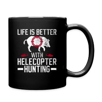Schweinejagd-design Für Die Schweinejagd Vom - Mug uni - noir - Droite
