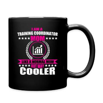 Funny Training Coordinator Mom Mother's Day - Full Colour Mug - black - Right