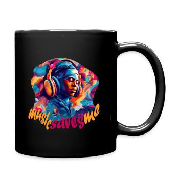 Music is my life - Full Colour Mug - black - Right