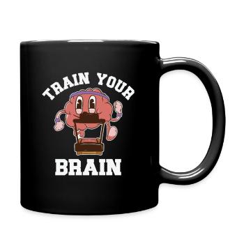 Sensibilisation à la maladie d’Alzheimer Santé mentale du cerveau - Mug uni - noir - Droite