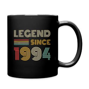 Legende seit 1994 29 Jahre alte Geschenke Retro 29. - Tasse einfarbig - Schwarz - Rechts