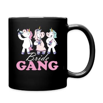 Bride Hen Party JGA - Team Bride - Mug uni - noir - Droite