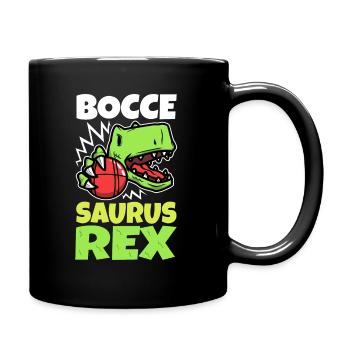 Boccesaurus Rex - Full Colour Mug - black - Right