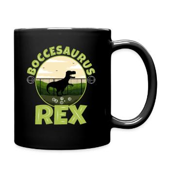 Boccesaurus Rex - Full Colour Mug - black - Right