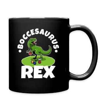 Boccesaurus Rex - Full Colour Mug - black - Right