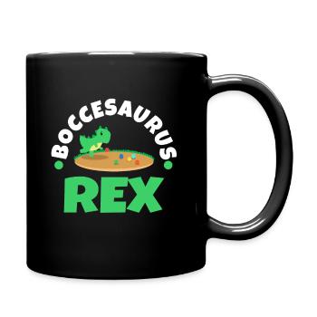 Boccesaurus Rex - Full Colour Mug - black - Right