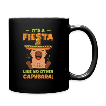 Capybara Mariachi Cinco de Mayo Fiesta - Mug uni - noir - Droite