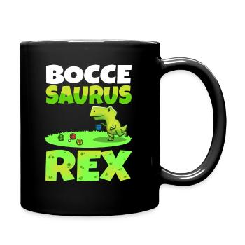 Boccesaurus Rex - Full Colour Mug - black - Right