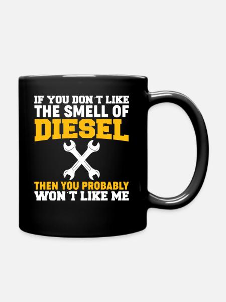 Si vous n’aimez pas l’odeur du diesel - Mug uni - noir
