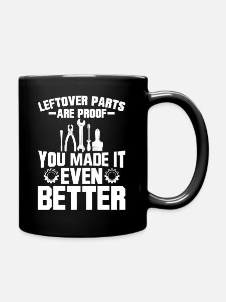 Les pièces restantes sont la preuve que c’est mieux - Mug uni - noir