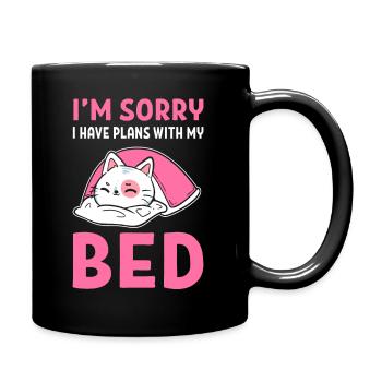 Plans with bed Introvert - Full Colour Mug - black - Right