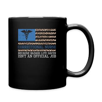 Gefängniskrankenpflege-design Für - Mug uni - noir - Droite
