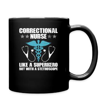 Design Der Justizvollzugsschwester Für Die - Full Colour Mug - black - Right