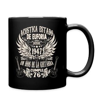Frase de Cumpleaños para Guitarristas vintage - Mug uni - noir - Droite