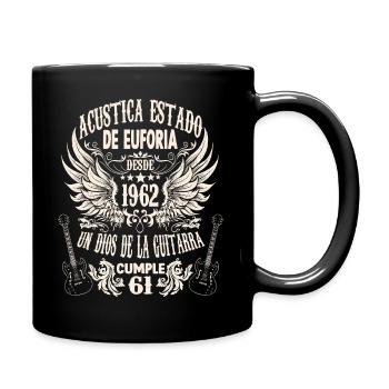 musician birthday guitarist rocker born 1962 - Tasse einfarbig - Schwarz - Rechts
