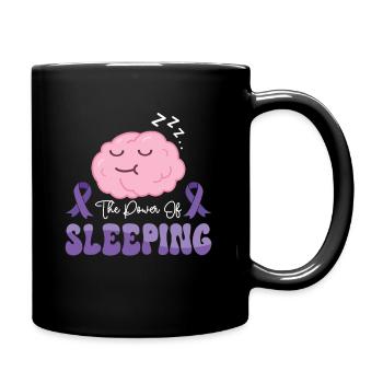 Sensibilisation à la maladie d’Alzheimer Santé mentale du cerveau - Mug uni - noir - Droite