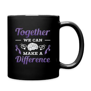 Alzheimer's Awareness Brain Doctors Health - Full Colour Mug - black - Right