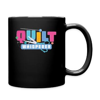 Quilting Quilt Patchwork Quilting Sewing Sewing Needle - Mug uni - noir - Droite