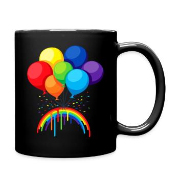 Fierté de ballon - Mug uni - noir - Droite
